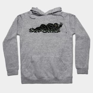 Creeping Slime Hulk Weird Horror Art Hoodie